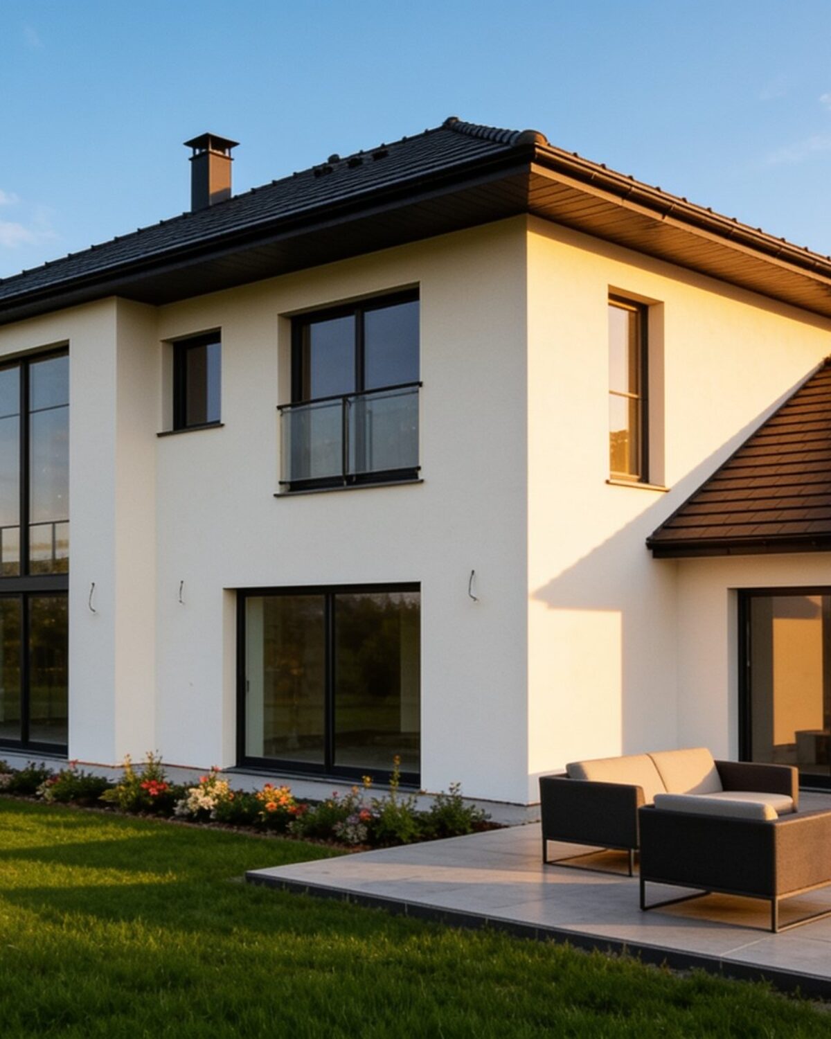 Maison de famille 4 pans construite par Maisons ECC à Autingues
